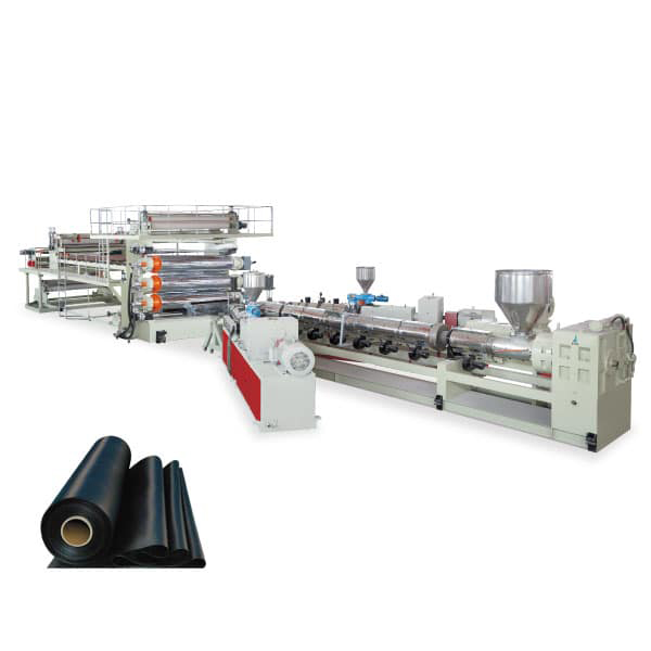 寬幅地板格、防水卷材生產(chǎn)線